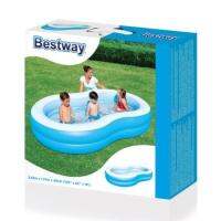 SAL สไลเดอร์ Bestway สระน้ำเป่าลม สำหรับครอบครัว ( 262 x157 x 46 ซม ) กระดานลื่น  สำหรับเด็ก