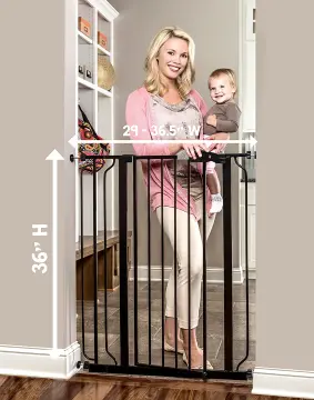 Regalo metal walk through best sale safety gate