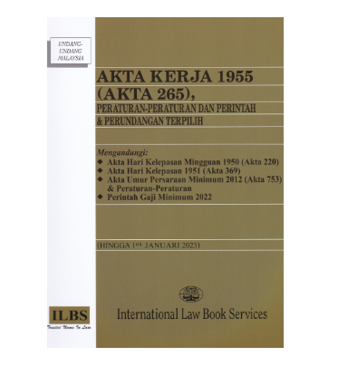 ILBS Akta Kerja 1955 (Akta 265) Hingga 1hb Januari 2023 | Lazada