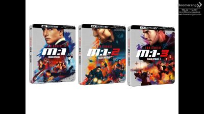 Mission: Impossible 1-6 (4K+Blu Ray+Steelbook) (มีเสียงไทย/ซับไทย)