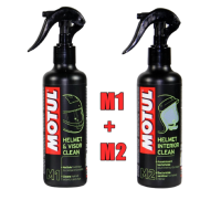 MOTUL Set M1(ภายนอก) + M2(ภายใน) 250ml. น้ำยาทำความสะอาดหมวกกันน็อค