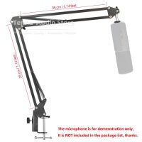 Replacement Desktop Suspension Microphone Stand For ZET GAMING Koradji PRO Blade Scissor Boom Arm Rack Mic Holder Mount Clamp