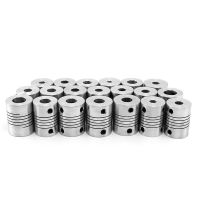 10Pcs Elastic Winding Flexible Coupling D19L25 3/4/5/6/6.35/7/8/10mm Economical Shaft Coupling Transmission Motor Coupler