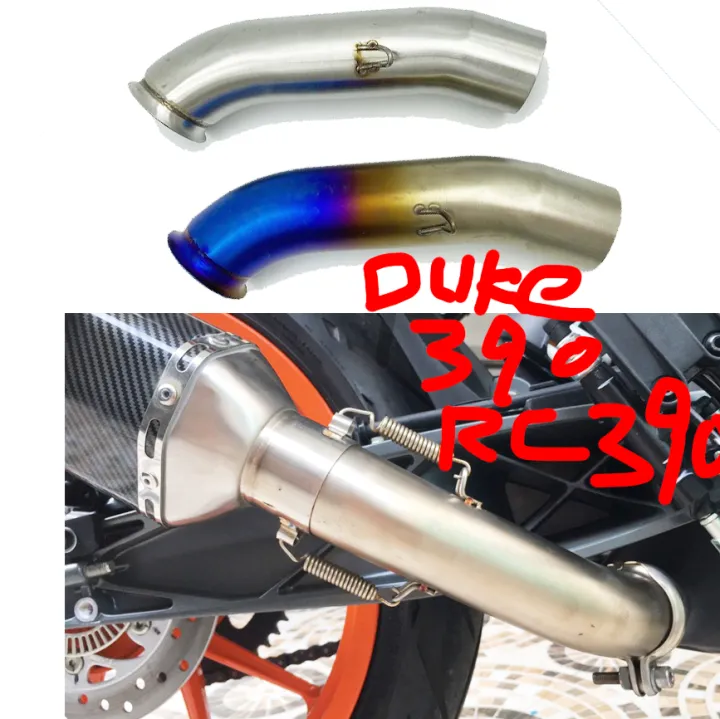 REYGEAK 2020 DUKE390 RC390 Motorcycle Slip On Exhaust Middle Link Pip/e ...