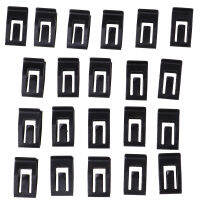 LIANGZHOU 20pcs คอนโซลหน้ารถ Dash Dashboard โลหะ Retainer สีดำ rivet คลิปยึด