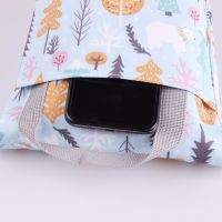 、‘】【= Reusable Waterproof Mini Small Wet Dry Diaper Bag Pouch For Menstrual Pads Nursing Pads Stroller Makeup Storage Bags