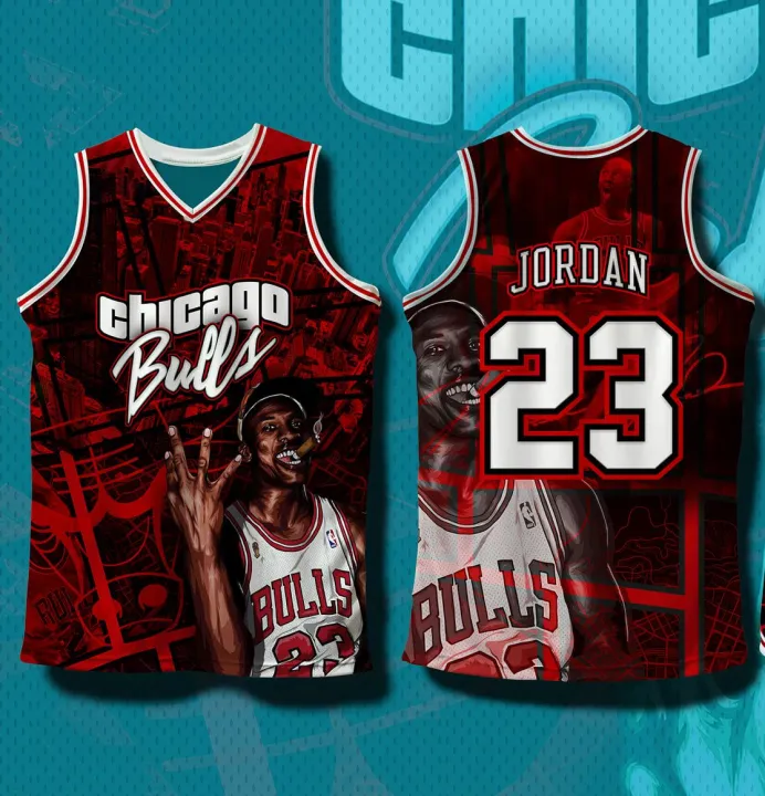 Chicago Bulls Michael Jordan #23 EMPHIRE EDITION NBA Jersey, Full  Sublimation W/ Shorts