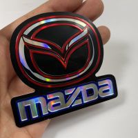 สติ๊กเกอร์​ Logo Mazda 3D ปั๊มนูน JDM สติกเกอร์ โลโก้ มาสด้า แต่งรถ ติดรถ รถยนต์ รถกระบะ ติดกระจก ข้างรถ ท้ายรถ ติดสเกิร์ต สปอยเลอร์ Mazda2 Mazda3 CX5 CX8