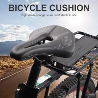 【LZ】♀  Assento de bicicleta estrada bicicleta sela confortável esponja respirável oco anti-sujo resistente ao desgaste ciclismo almofada selas capa de almofada