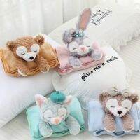 รุ่นขายดี ?ผ้าห่ม Cartoon Blanket cute pastel  การ์ตูน น่ารัก พับเป็นหมอนได้ เป็นตุ๊กตาได้ พกพาได้ สะดวก เก็บง่าย