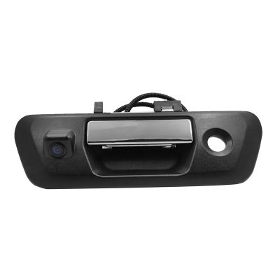 Car Rearview Backup Camera Tailgate Handle Camera Vehicle Backup License Plate Cameras Night Vision for NISSAN NAVARA NP300 2015-2018
