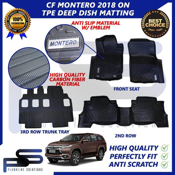 TPE ( CARBON FIBER ) Deep Dish Matting for Mitsubishi Montero Sport GLS