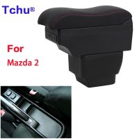 ที่เขี่ยบุหรี่แบบชาร์จไฟได้สำหรับรถยนต์ Mazda Demio ที่วางแขนที่เท้าแขนในรถ USB กล่องเก็บของรถอุปกรณ์เสริมที่เท้าแขนที่เท้าแขนในรถ