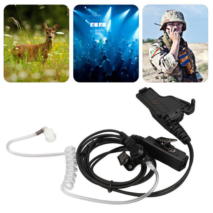 Acoustic Tube Earpiece, 2 Way Radio Security Earphone Concealed for MT2000 for HT1000 for