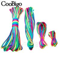 4mm Rainbow Paracord Rope 550 Parachute Cord 7 Strand Core Mil Spec Type III Outdoor Climb Camp Tent Survival Bracelet 10-328ft