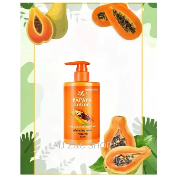 DW Papaya Lotion Gluta Acid And Papaya Extract 300ml / DW Milk
