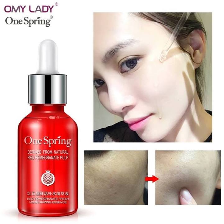 พร้อมส่ง-one-spring-เซรั่มทับทิมตัวดัง-ขวดแดง-15-ml-การันตีแท้-รอยสิว-ฝ้ากระ-จุดด่างดำ-หน้าขาวใส