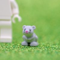 ????????? - Gray Hamster ANIMAL - LEGO® Authentic เลโก้แท้