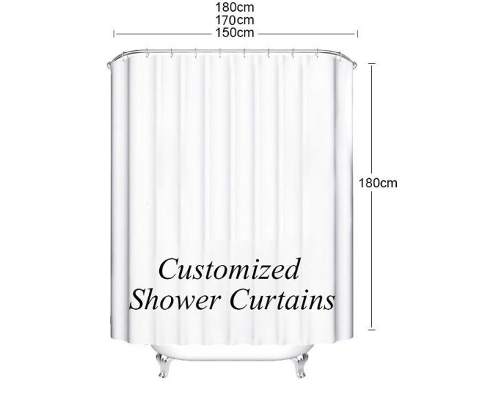 landscape-printing-bathroom-polyester-thickened-waterproof-mildew-proof-shower-curtain