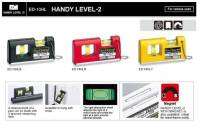 EBISU Diamond Level 4" ระดับน้ำแถบแม่เหล็ก 4" Handy มี 3 สี แดง,ดำ เหลือง รุ่น ED-10HLM ของแท้ สินค้าพร้อมส่ง