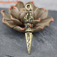 ?【Lowest price】Wonderful พวงกุญแจรถโบราณวินเทจของ Vajra Demon ห้อยเครื่องมือของชาวพุทธจี้ห้อยคอหลีกเลี่ยงความชั่วร้าย