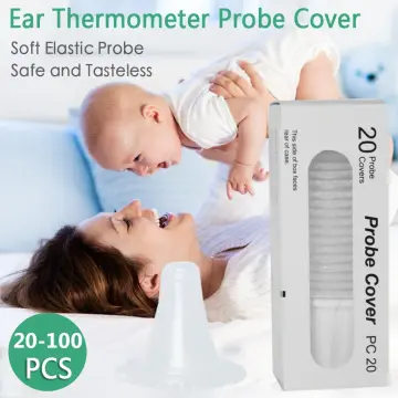 200pcs Thermometer Covers, Disposable Probe Covers Digital Thermometer  Probe Covers Lens Refill Caps for Thermometer Ear Covers for Ear Thermometer