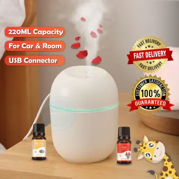 270ML Portable Mini Air Humidifier USB Ultrasonic Essential Oil Diffuser  Aroma