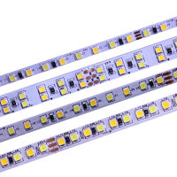 5M 2835 5mm 8mm 12mm CCT warm white Dimmable LED Strip Light 12V 24v DC WW CW Color Temperature Adjustable Flexible Tape Ribbon