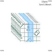 HONG เทปกาวทางการแพทย์10ชิ้นเทปใสพียูป้องกันอาการแพ้ยาแก้แผลแต่งแผลพลาสเตอร์กันน้ำ