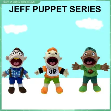 Funny Jeffy Boy Puppet Plush Toys Doll Monsters Muppet Jeffy Doll