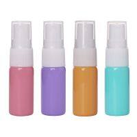 6pcs/12pcs/24pcs 10ml Colored Macaron Glass Spray Refillable Bottles with Mist Sprayer for Travel Perfume Essential Oil Travel Size Bottles Containers