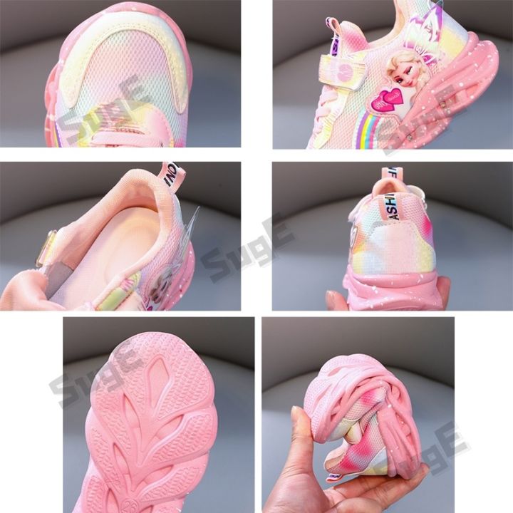hiluojiangqushuangyangyou-suge-รองเท้าเด็กผู้หญิง-รองเท้าเอลซ่า-สีชมพู-ร้องเท้าเด็ก