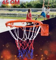 Burts-Basketball Hoop ห่วงบาสเกตบอล แขวนติดผนังขอบโลหะ ขนาด 45 Cm รุ่น ห่วงบาสเกตบอลแขวนติดผนังขอบโลหะเป้าหมายกำไรสุทธิสินค้ากีฬา 45ซม Basketball Hoop โครงโลหะติดผนัง(รวมเฉพาะขอบและสุทธิ)