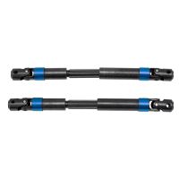 2Piece CVD Transmission Shaft Drive Shaft Metal Steel Replacement for AXIAL 1/6 SCX6 JEEP JLU WRANG LER 4WD