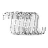 5/10/20pcs Stainless Steel S Shaped Clasps Hooks Kitchen Household Hanger Storage Holders Organizer Hooks amp; Rails Home Tools