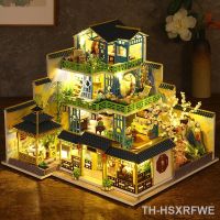 【hot】▲◊  Houses Miniature Chinese Architecture Dollhouse with Villa for Adults Birthday Gifts