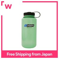 Nalgene ขวดเรืองแสงปากกว้าง1.0L,ขวด Tritan สีเขียวเรืองแสง91298