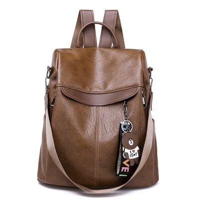 Anti Theft Backpack Women Bags Multifunction Female Backpack Girls Schoolbag Travel Backpack Leather Women