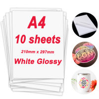 50 Sheets Printable Vinyl Sticker Paper A4 PET Transparent Waterproof Self-Adhesive paper for For Inkjet Printer DIY Crafts Gift