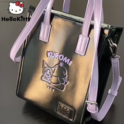 Sanrio Kuromi Women 39;s Bag Tendance 2023 Designer Luxury Bag Y2k Portable Handbag PU Leather Shoulder Bag Korean Versatile Bolsas