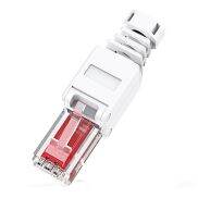 OPBWQH Đầu Cắm Pha Lê CAT6A Đầu Nối Mạng CCTV Cáp Ethernet Không Dụng Cụ