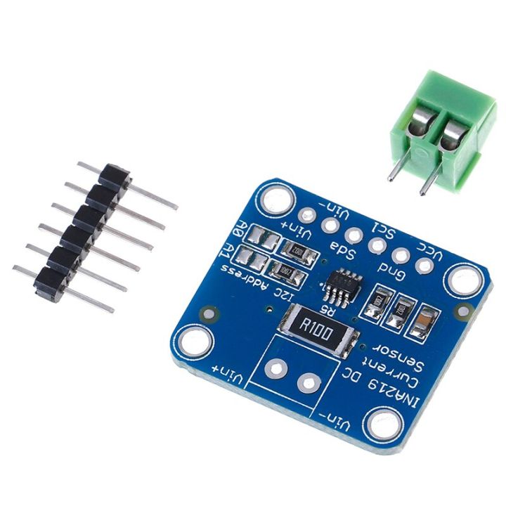 1ชิ้น-mcu-219-ina219สองทิศทาง-dc-แหล่งจ่ายไฟในปัจจุบันเซ็นเซอร์โมดูลฝ่าวงล้อม3-5โวลต์-sot23