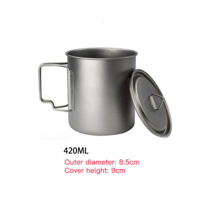 350420550750ml-tralight-titanium-cup-outdoor-portable-camping-equipment-picnic-water-cup-mug-foldable-handle-camping-cookware