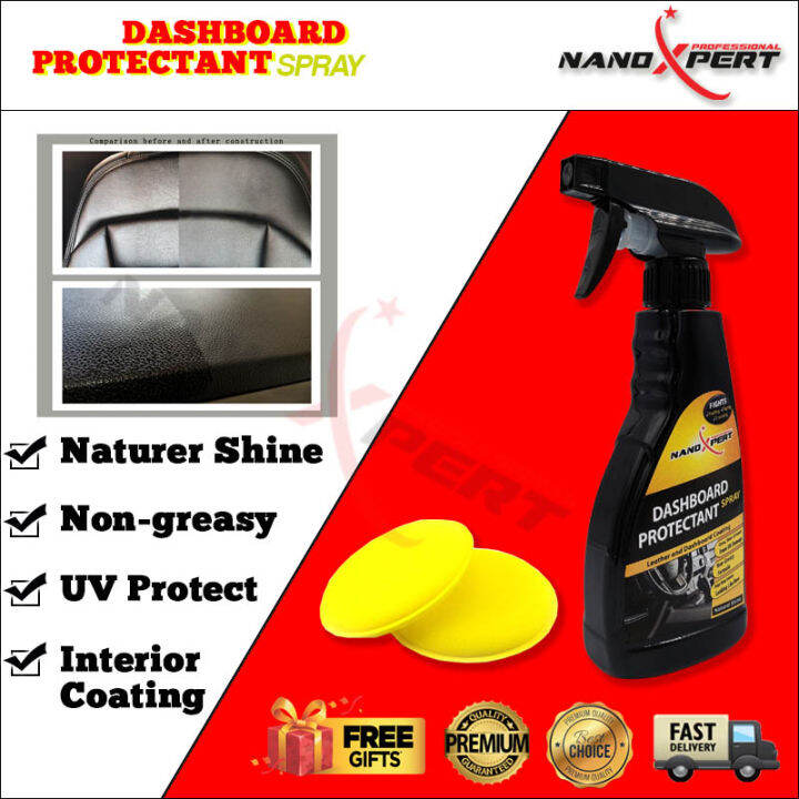Interior Dashboard Leather Coating Spray Ultimate Protectant Leather Lotion Rich Refurbish