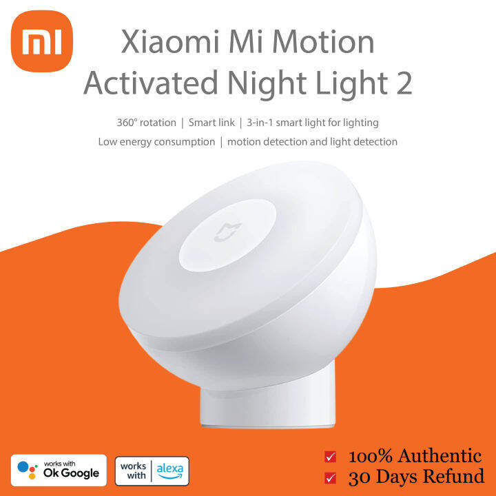 Xiaomi Mijia Night Light 2 Motion-Activated Light Bluetooth Smart APP ...