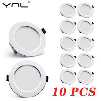 10pcs Spot Light LED Downlight Recessed Ceiling Lamp 220V 240V 7W 9W 12W 15W 18W LED Spotlight Indoor Panel Dowm For Home Decor.