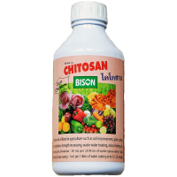 BISONไบซัน  ไคโตซาน plant detox  ฟื้นพืชทรุดโทรม สภาพธรรมชาติ บำรุงพืชการเติบโต เพิ่มสี รส ขยาย ดอก ผล 1100 ml.