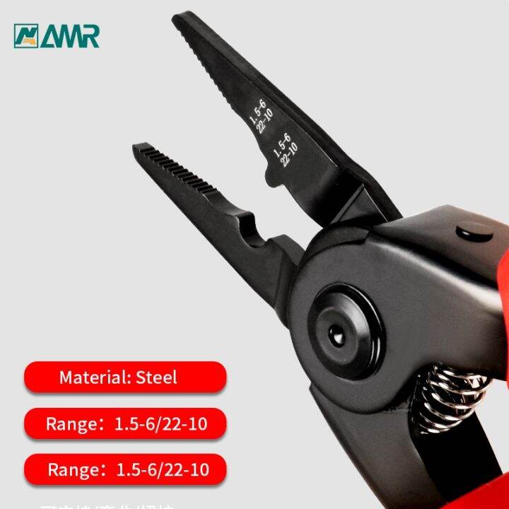 5-in-1-combination-interchangeable-pliers-kit-wire-stripper-wire-crimper-22-10awg-linesman-pliers-wire-cutter-tin-snips