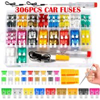 5A/35A Car Fuse Automotive Fuse Amplifier with Box Clip Combination Car Blade Fuse Set with Inspection Circuit Electric Pen Fuse Furniture Protectors