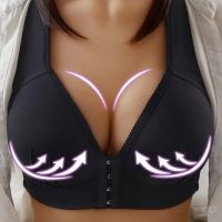 Seamless Sexy Bra For Sports Women Fashion Push Up Bras Wire Free Lingerie Full Cup Bralette Underwear Brassiere Front Closure
